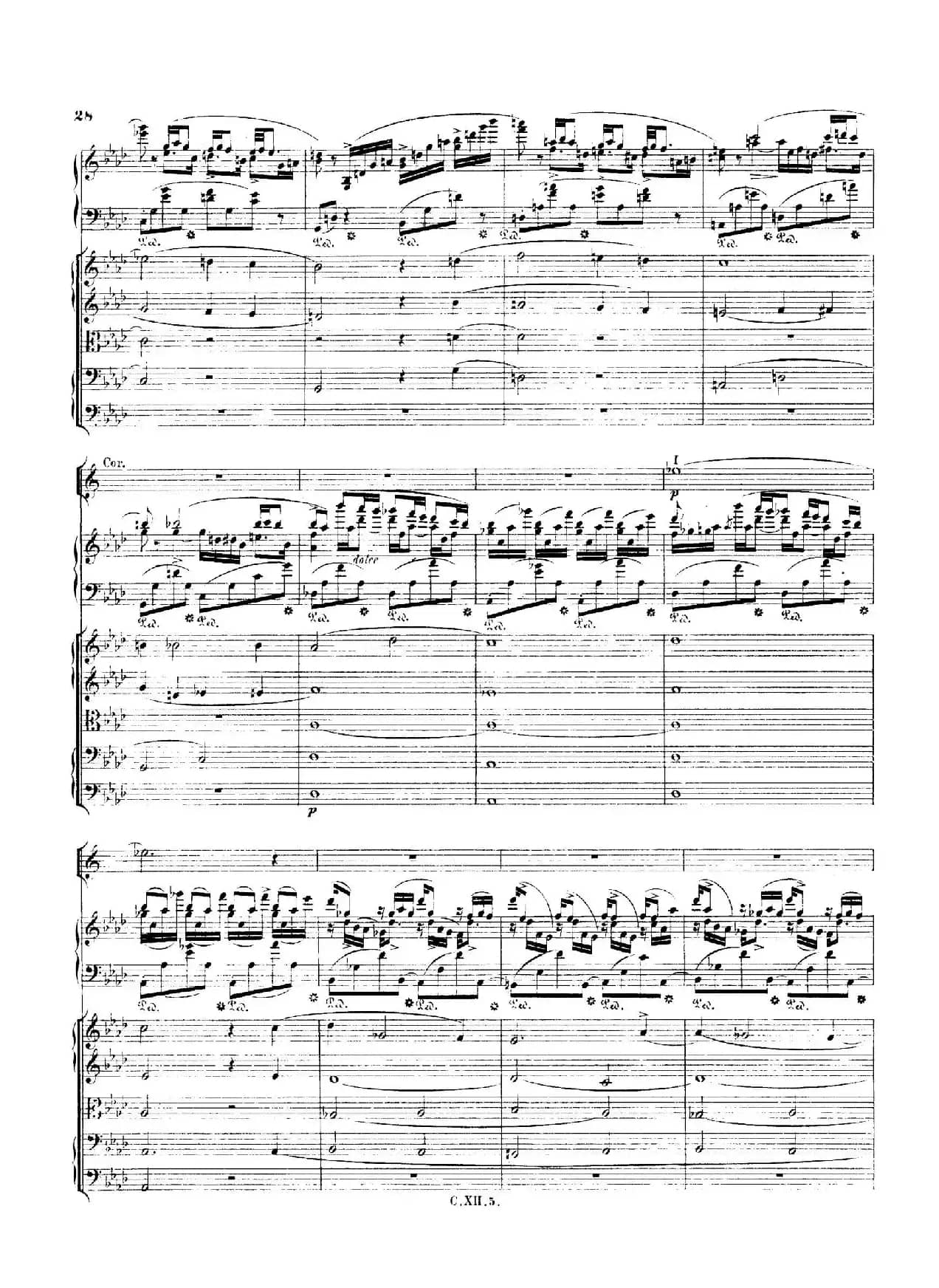 Piano Concerto No.2 in f Minor Op.21（f小调第二钢琴协奏曲·总谱）