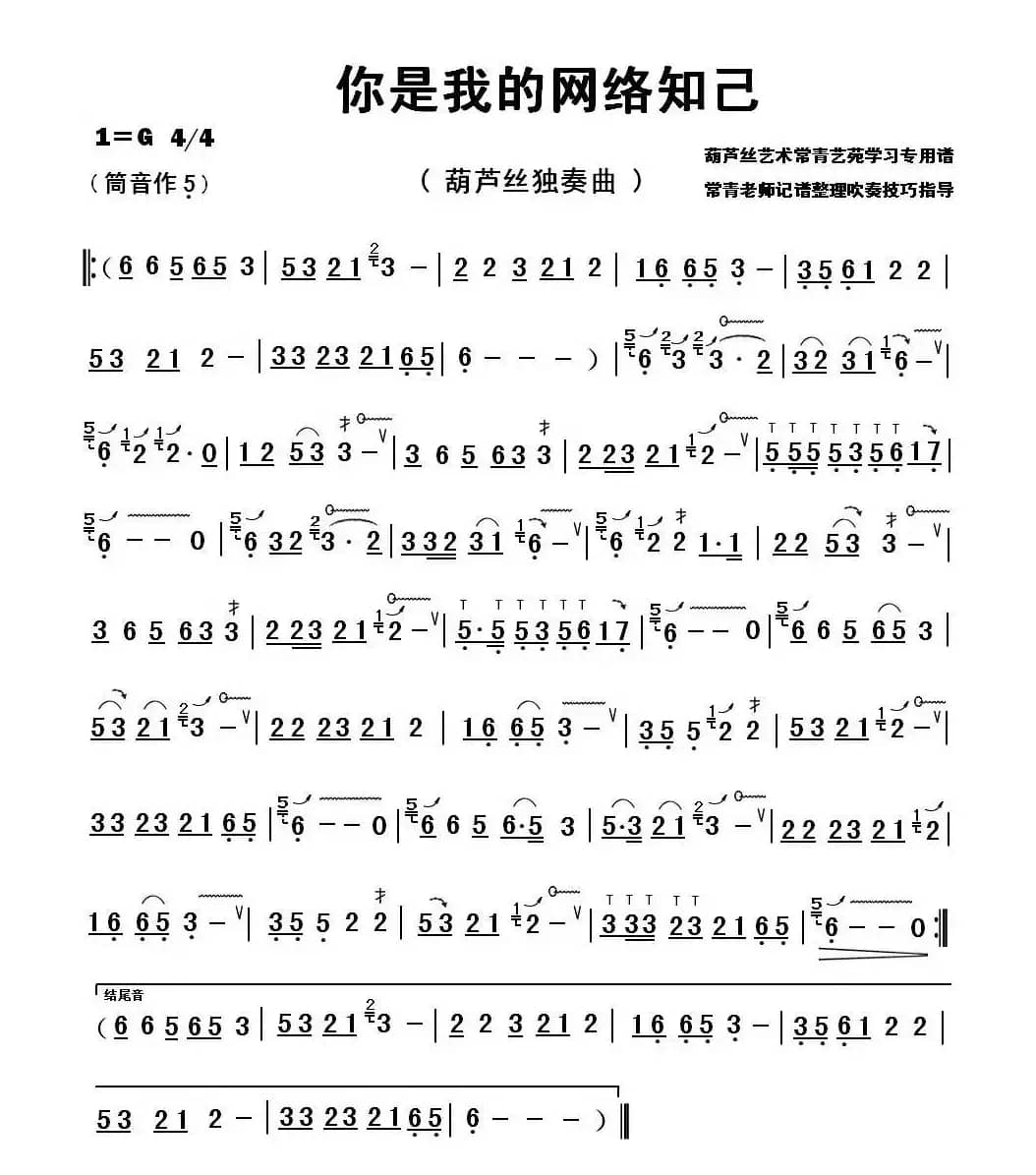 你是我的网络知己