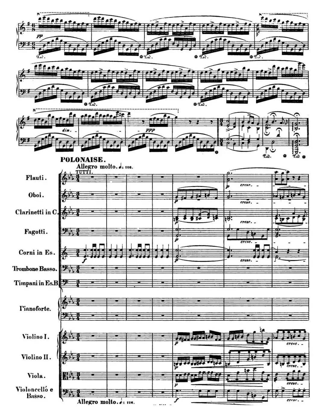 肖邦 华丽的大波兰舞曲 Op.22 降E大调