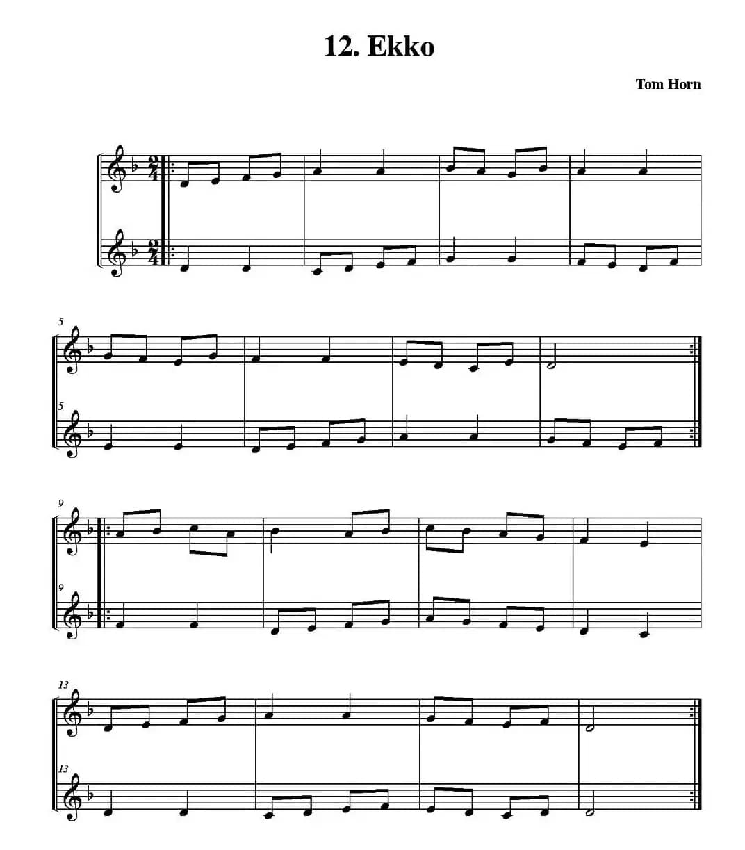 Ekko（简易二重奏）