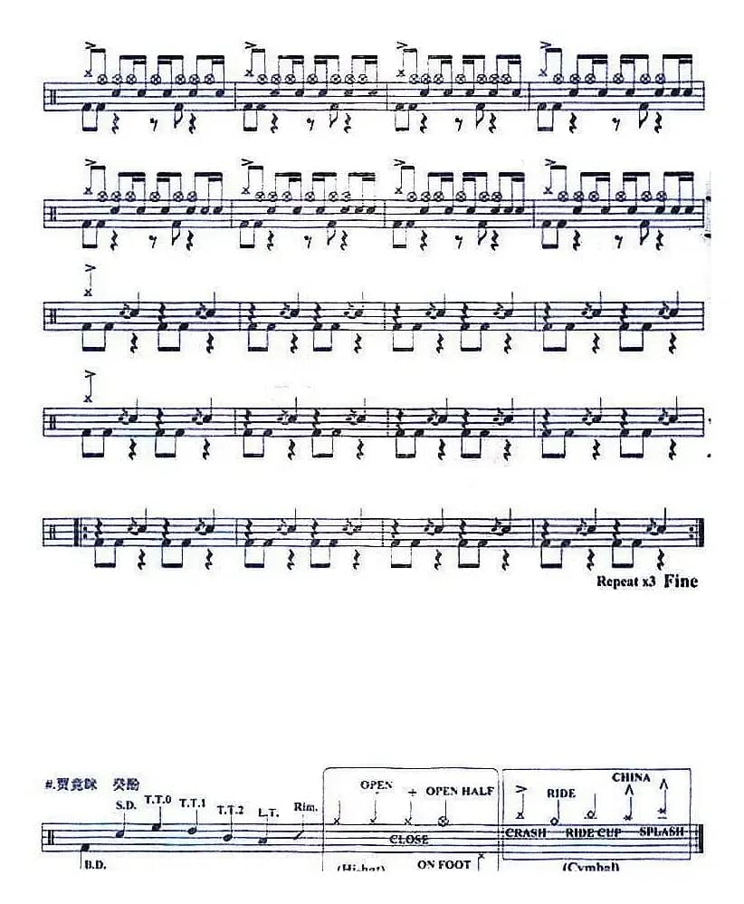 爵士鼓谱：相信