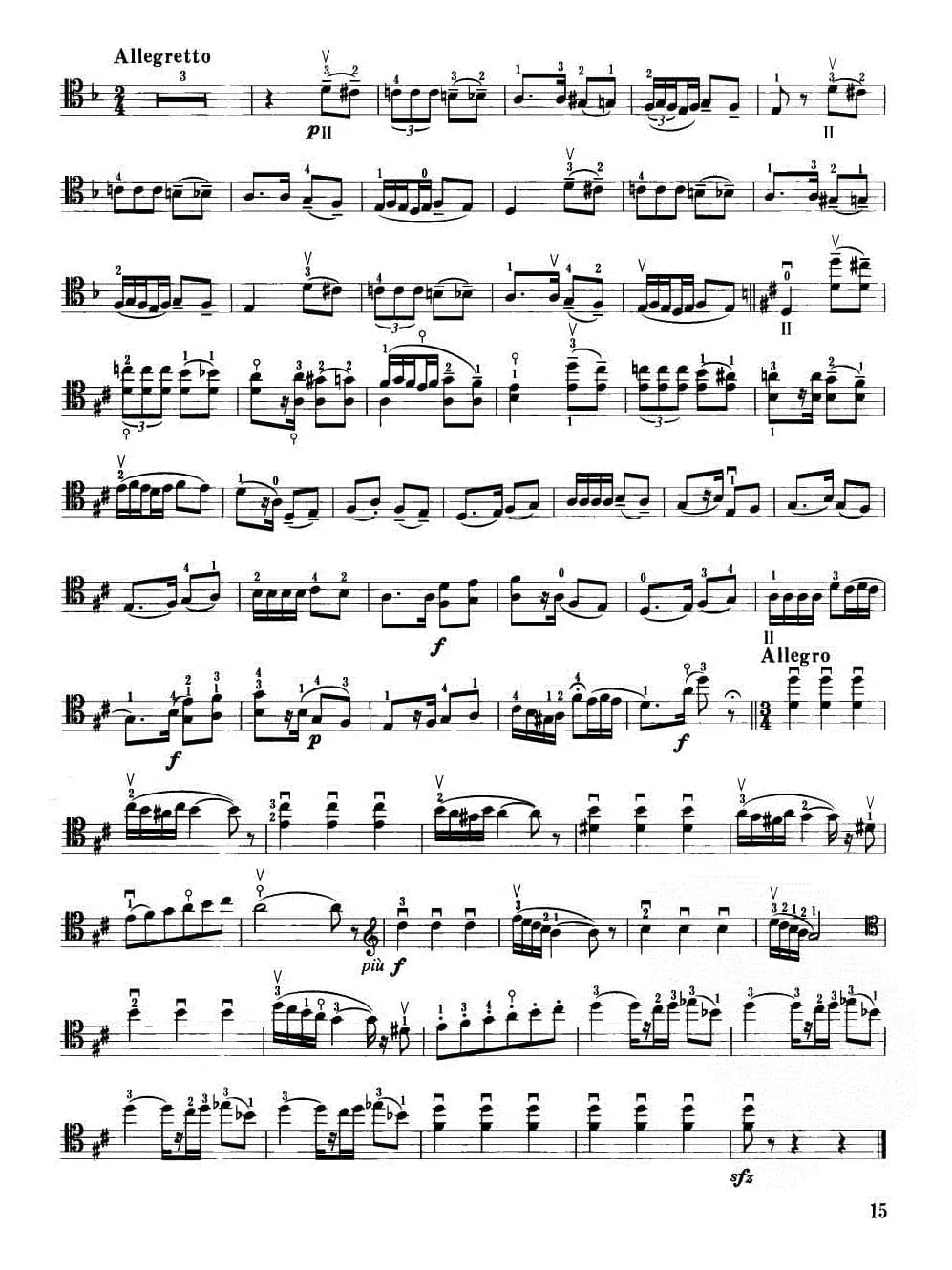 《卡门》选曲（大提琴独奏分谱）