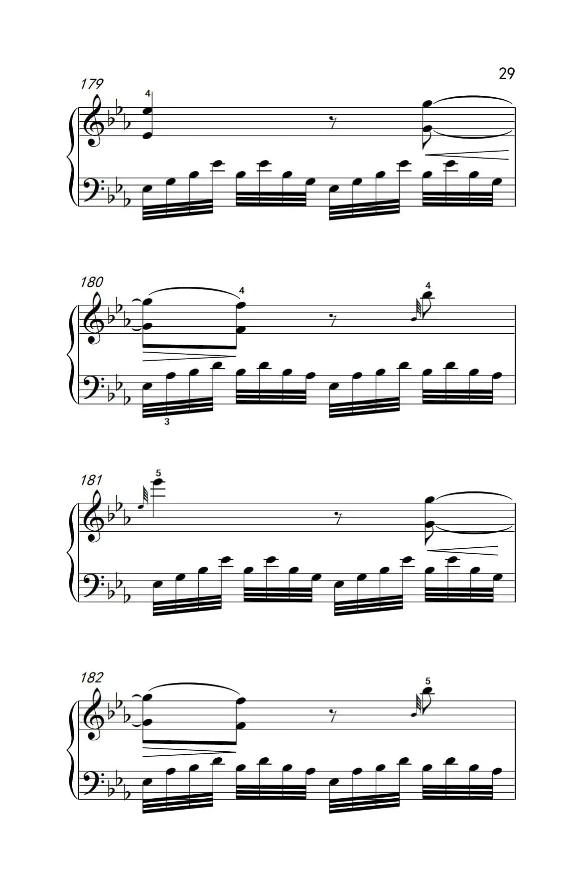 奏鸣曲 Opus 7 第四乐章（贝多芬奏鸣曲集 2）