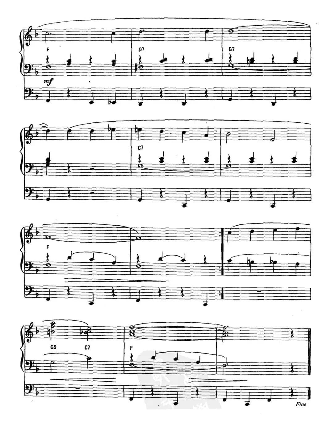 夏威夷之歌（双排键电子琴）