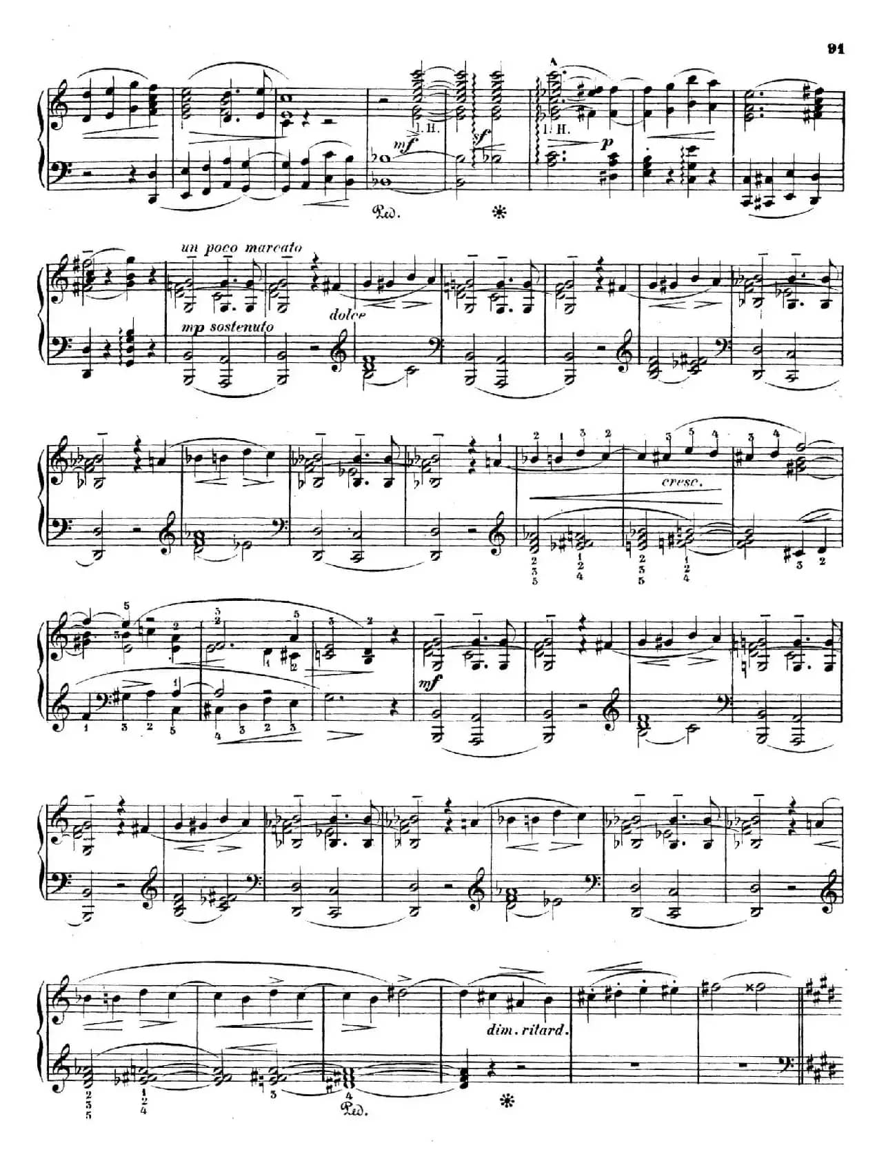 Orpheus S.98（第四交响诗）（钢琴独奏版）