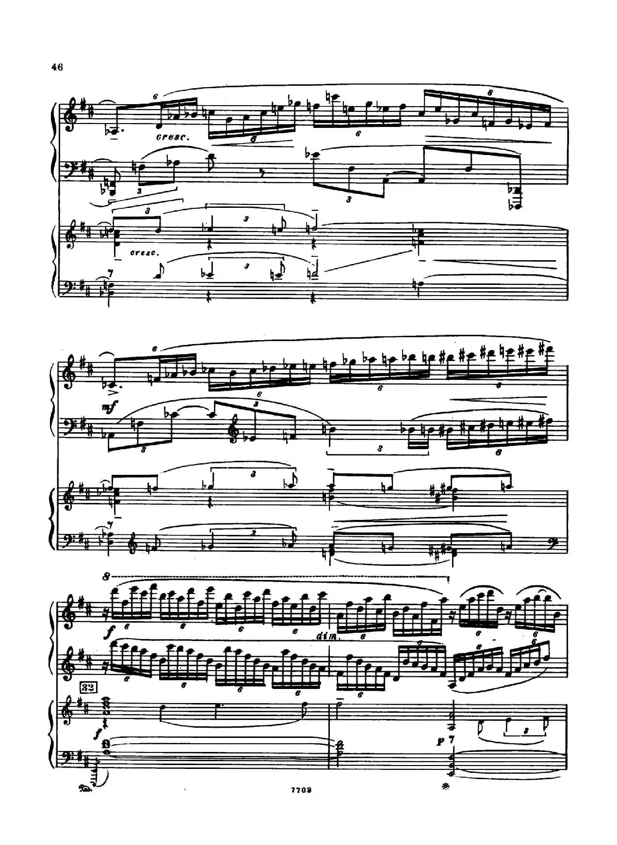 升f小调第一钢琴协奏曲 Op.1（双钢琴版）