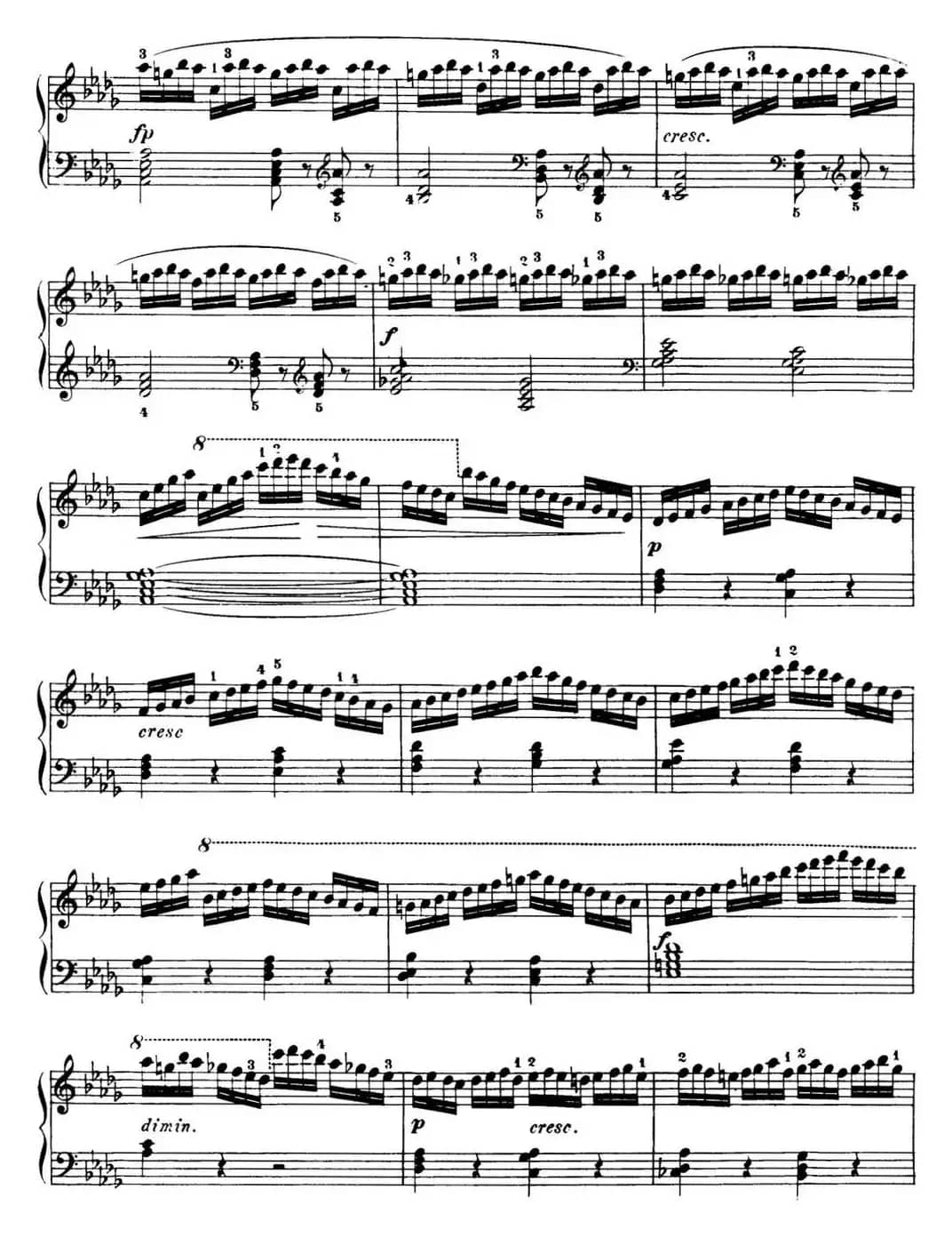 50首车尔尼Op.740钢琴手指灵巧技术练习曲（NO.25）