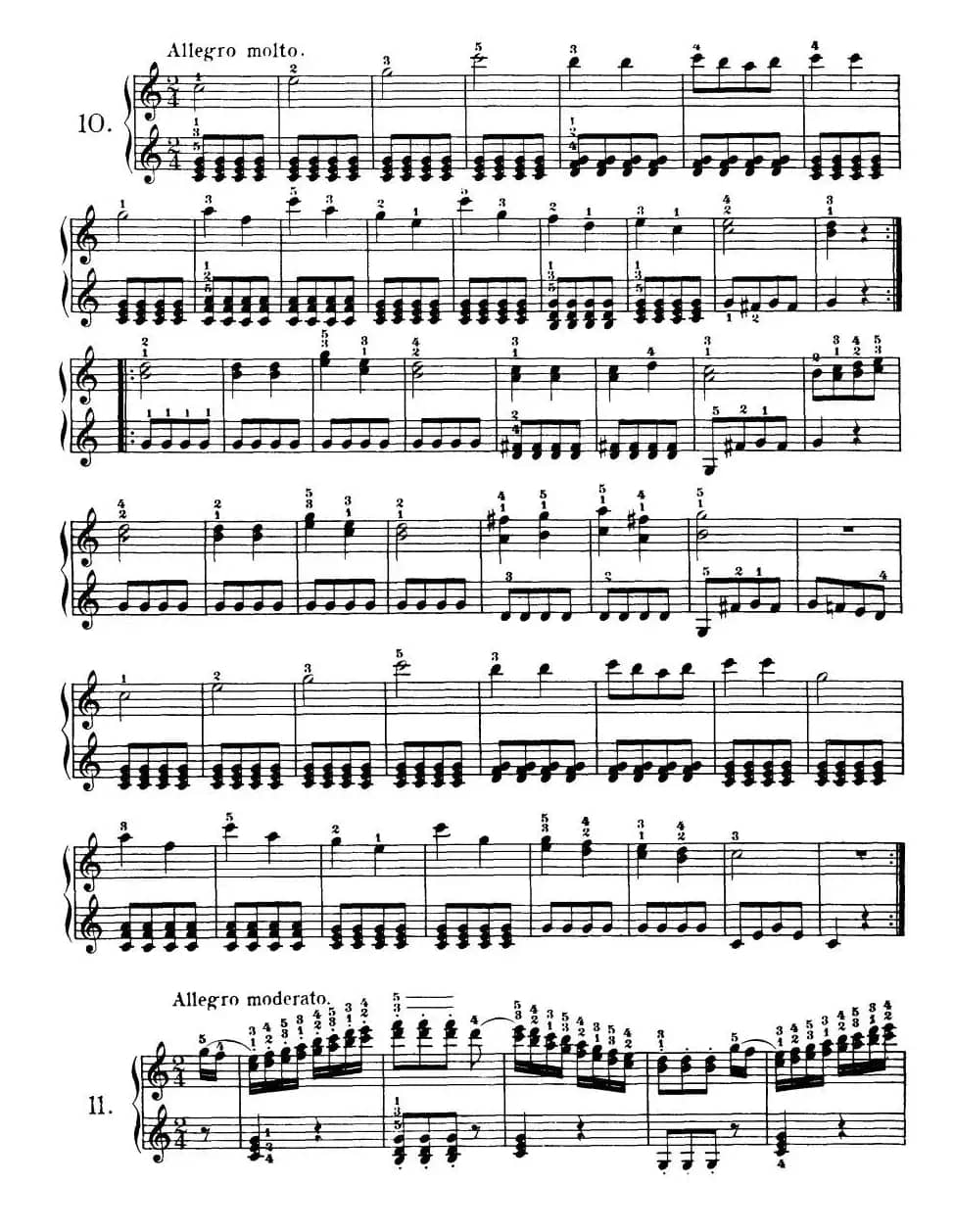 Czerny - 100 Progressive Studies Op.139 （1—21）