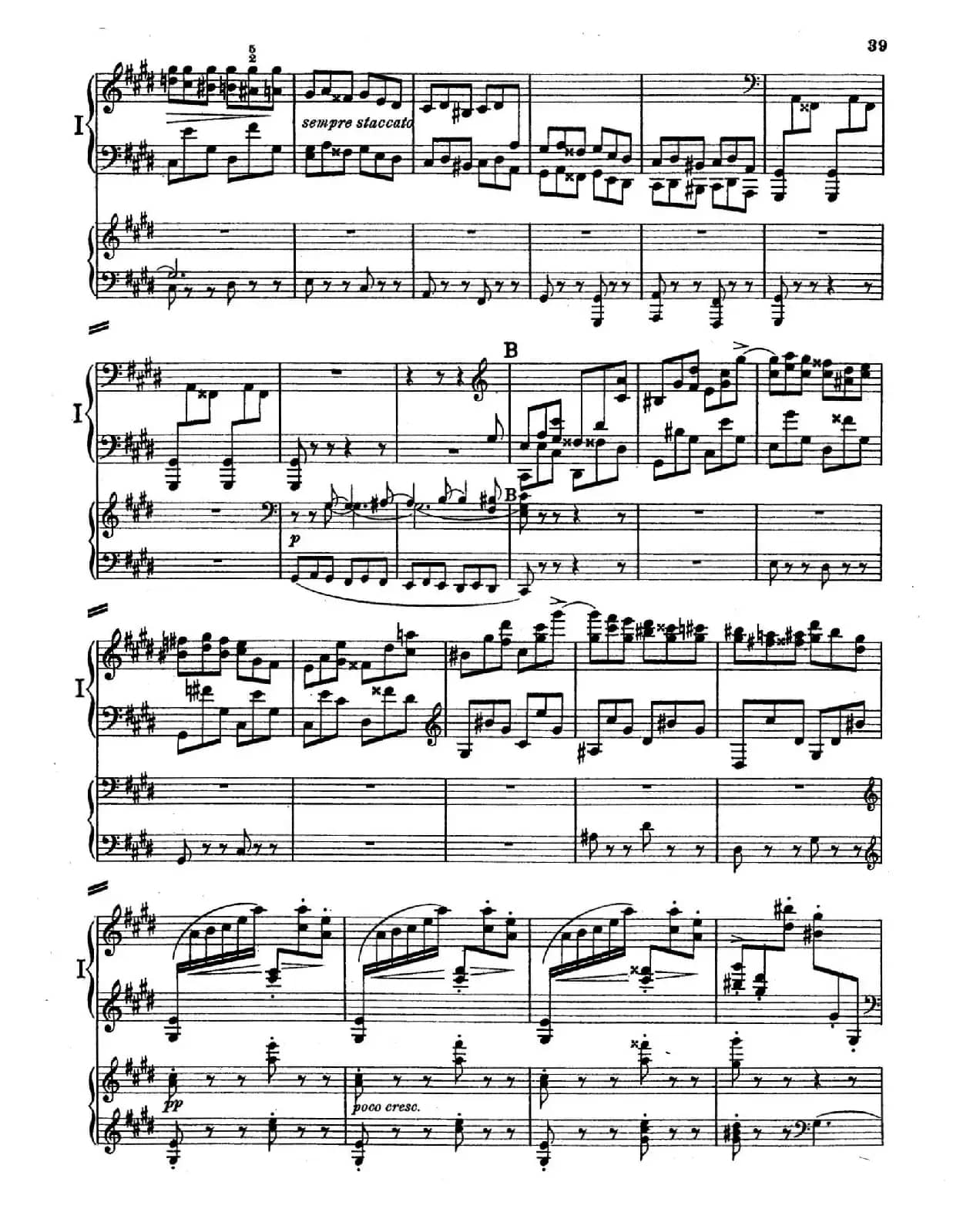 Piano Concerto in E Major Op.59(E大调钢琴协奏曲·双钢琴·第三乐章)