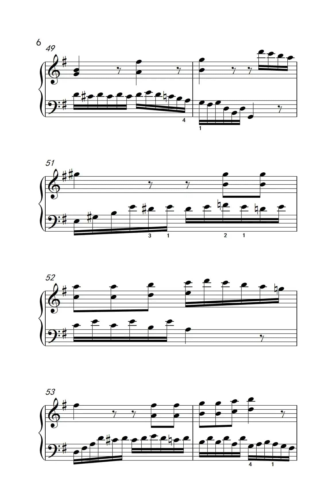 第七级2.G大调变奏曲 贝多芬（中央音乐学院 钢琴（业余）考级教程 7-9级）