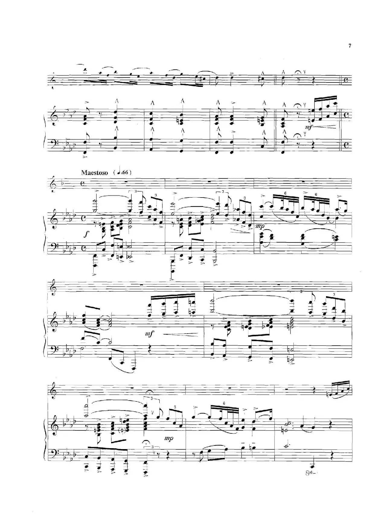 Pequena Czarda（小查尔达什）（萨克斯+钢琴伴奏）