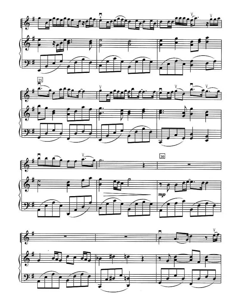 羽毛（小提琴+钢琴伴奏）