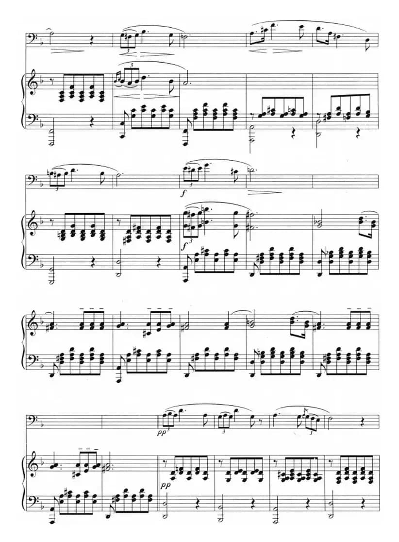 小夜曲（长号+钢琴伴奏）