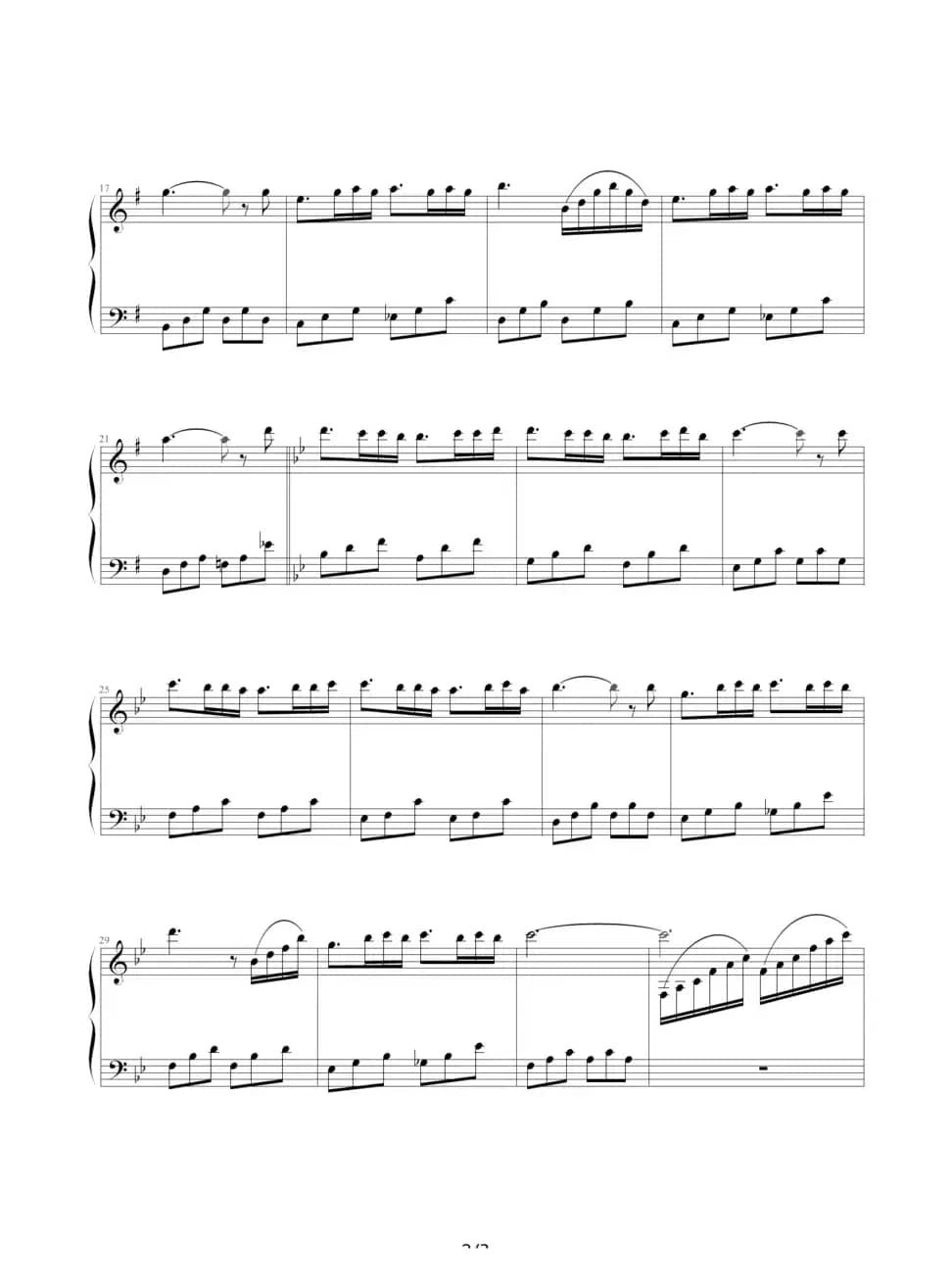 美丽的小华尔兹