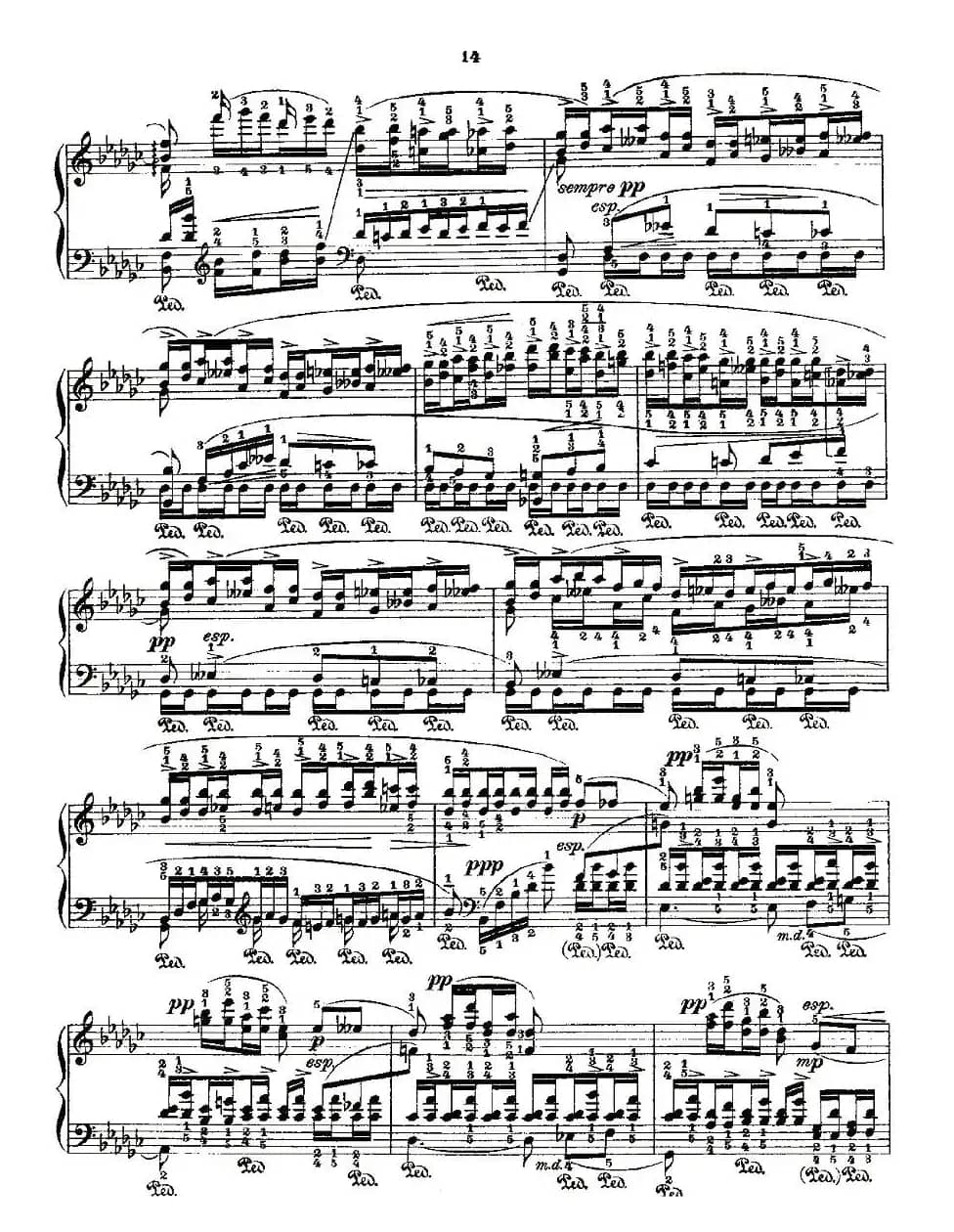 肖邦《练习曲》Fr.Chopin Op.10 No7-2