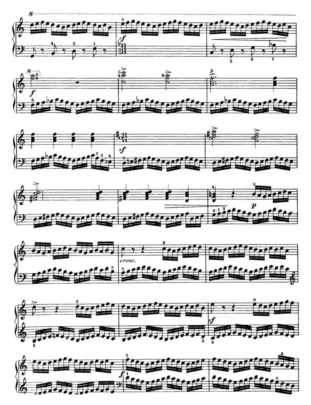 50首车尔尼Op.740钢琴手指灵巧技术练习曲（NO.1）