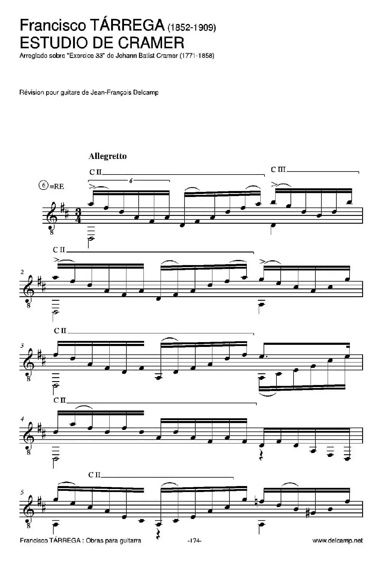 《塔雷加作品全集》第10部分（古典吉他）