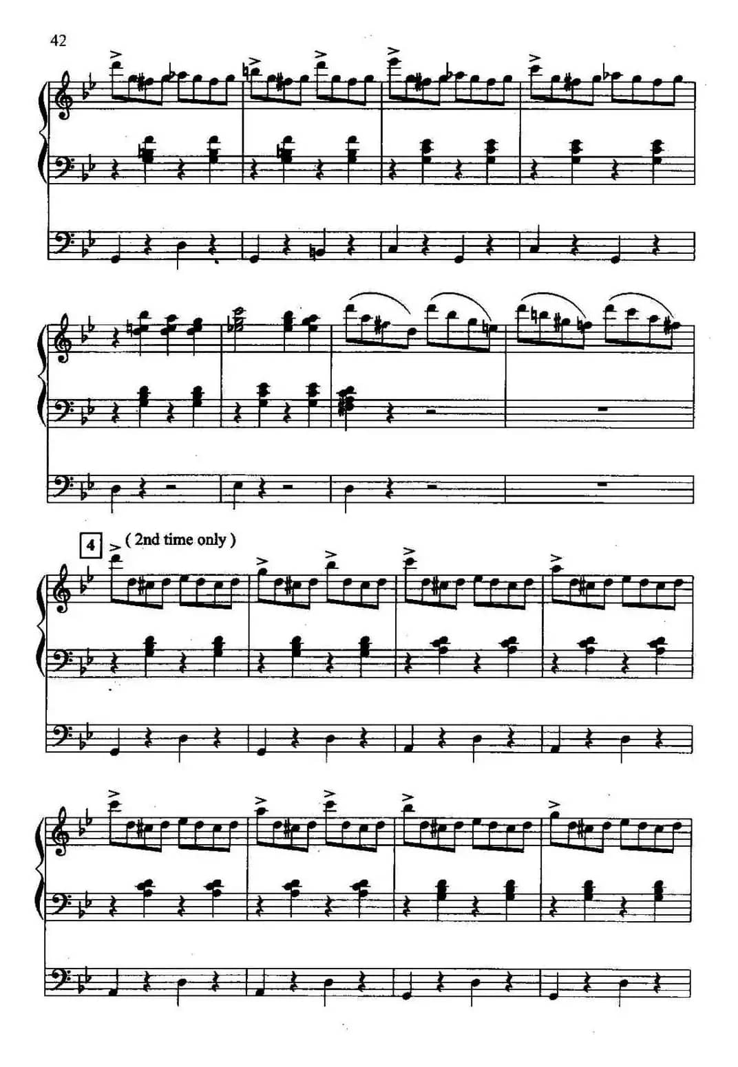 旋转木马（双排键电子琴）