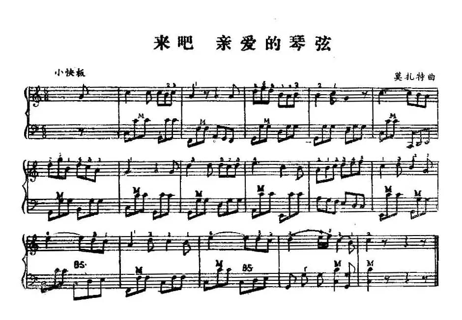 来吧 亲爱的琴弦