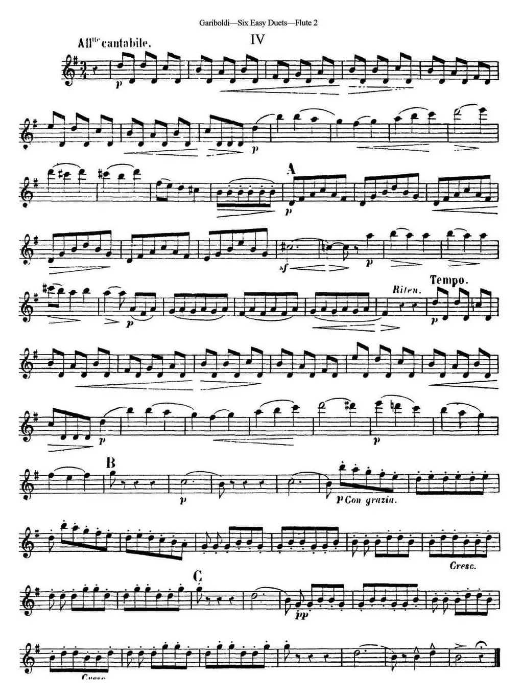 六首简易二重奏作品145号