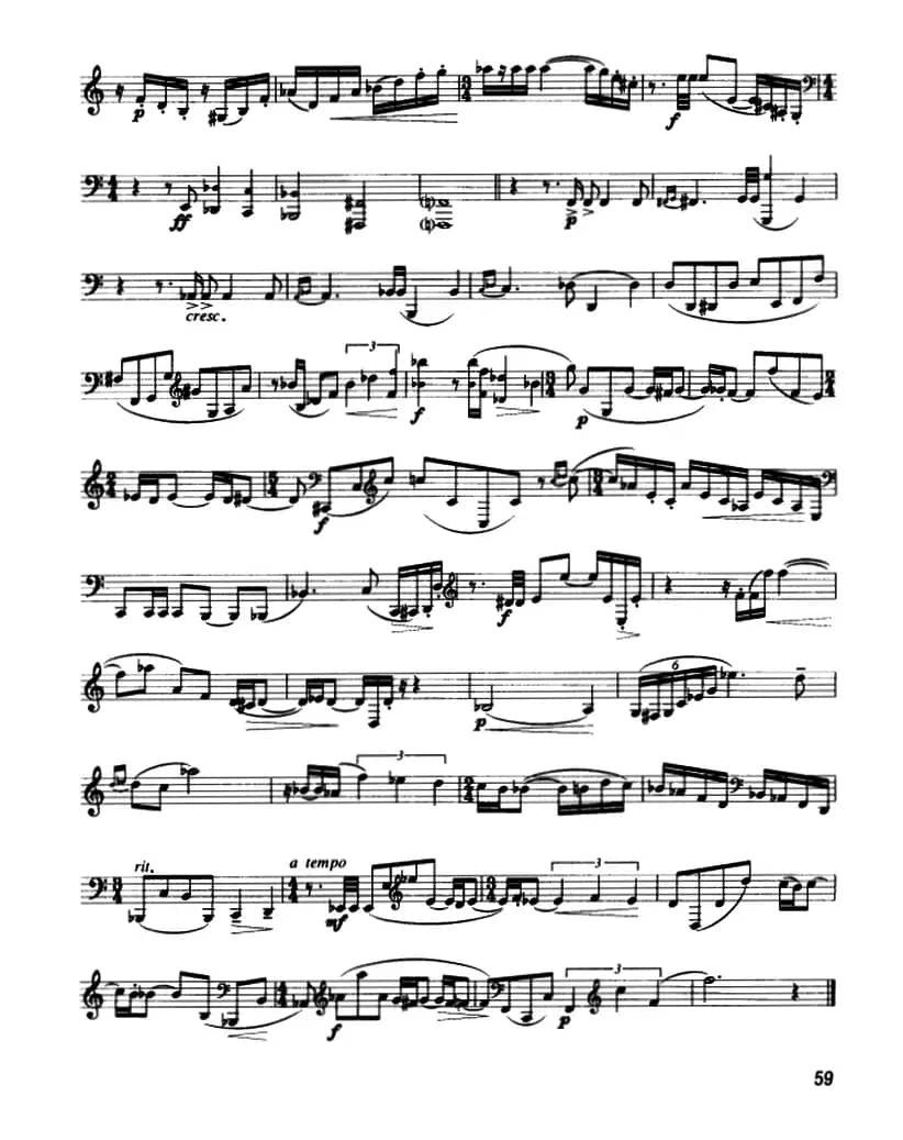 圆号入门综合练习30例（22——30）