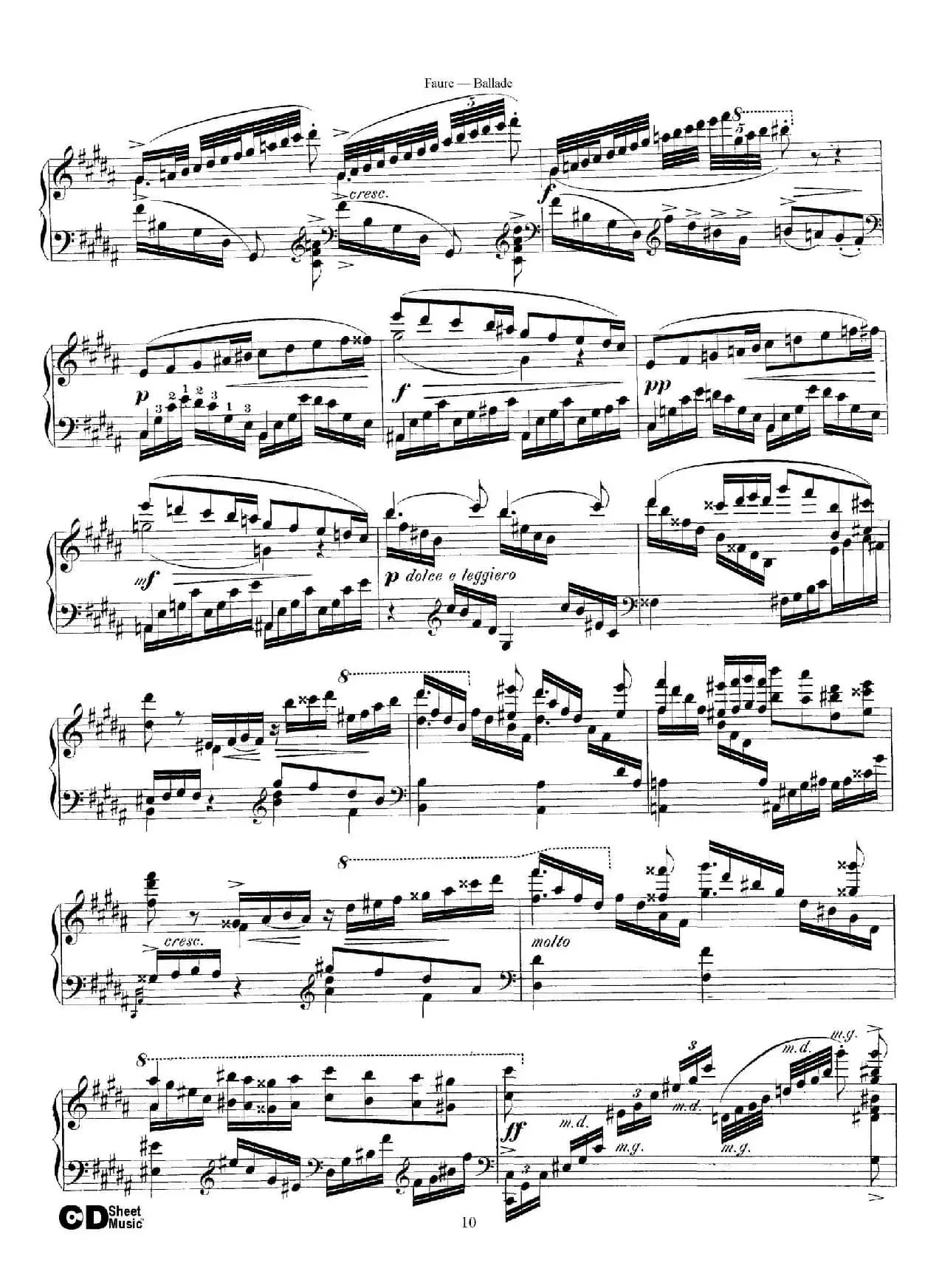 Ballade Op.19（叙事曲）