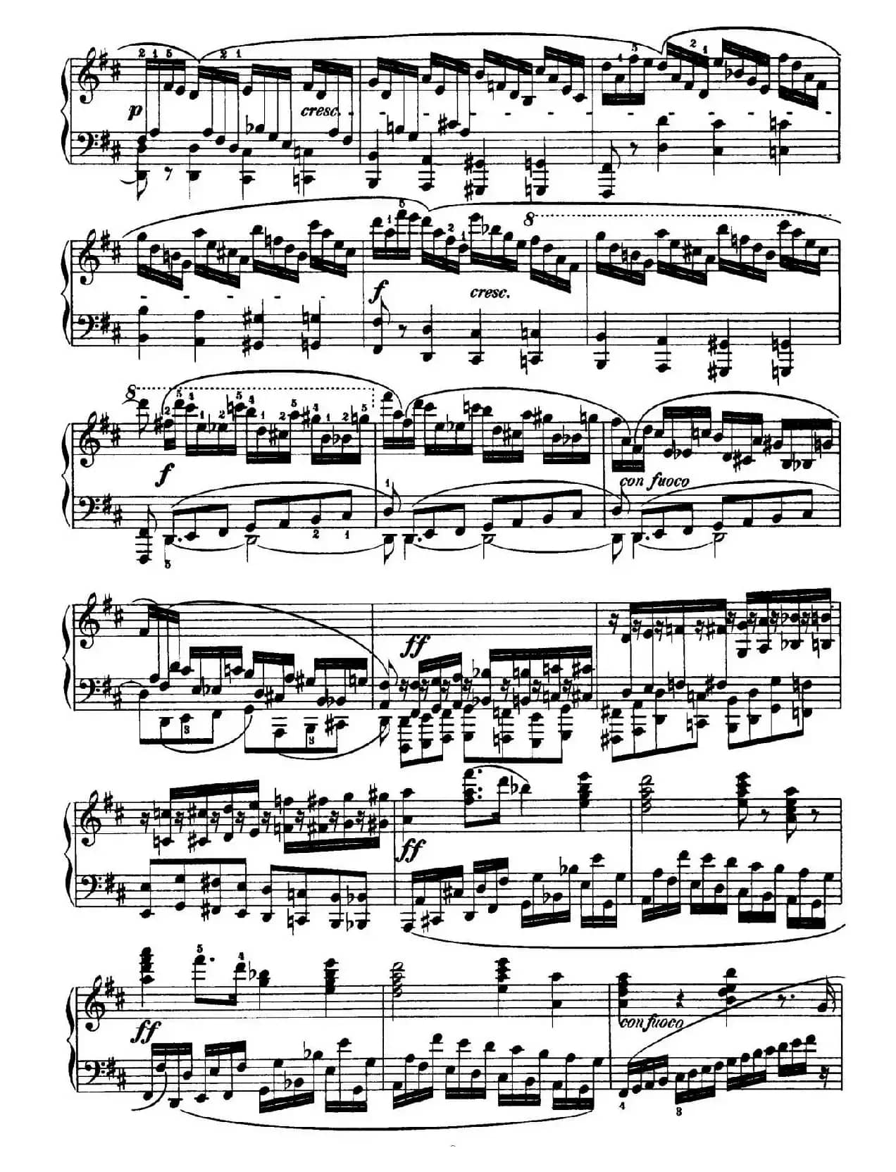 Capriccio Brillante in B Major Op.22（B大调华丽随想曲·钢琴独奏）