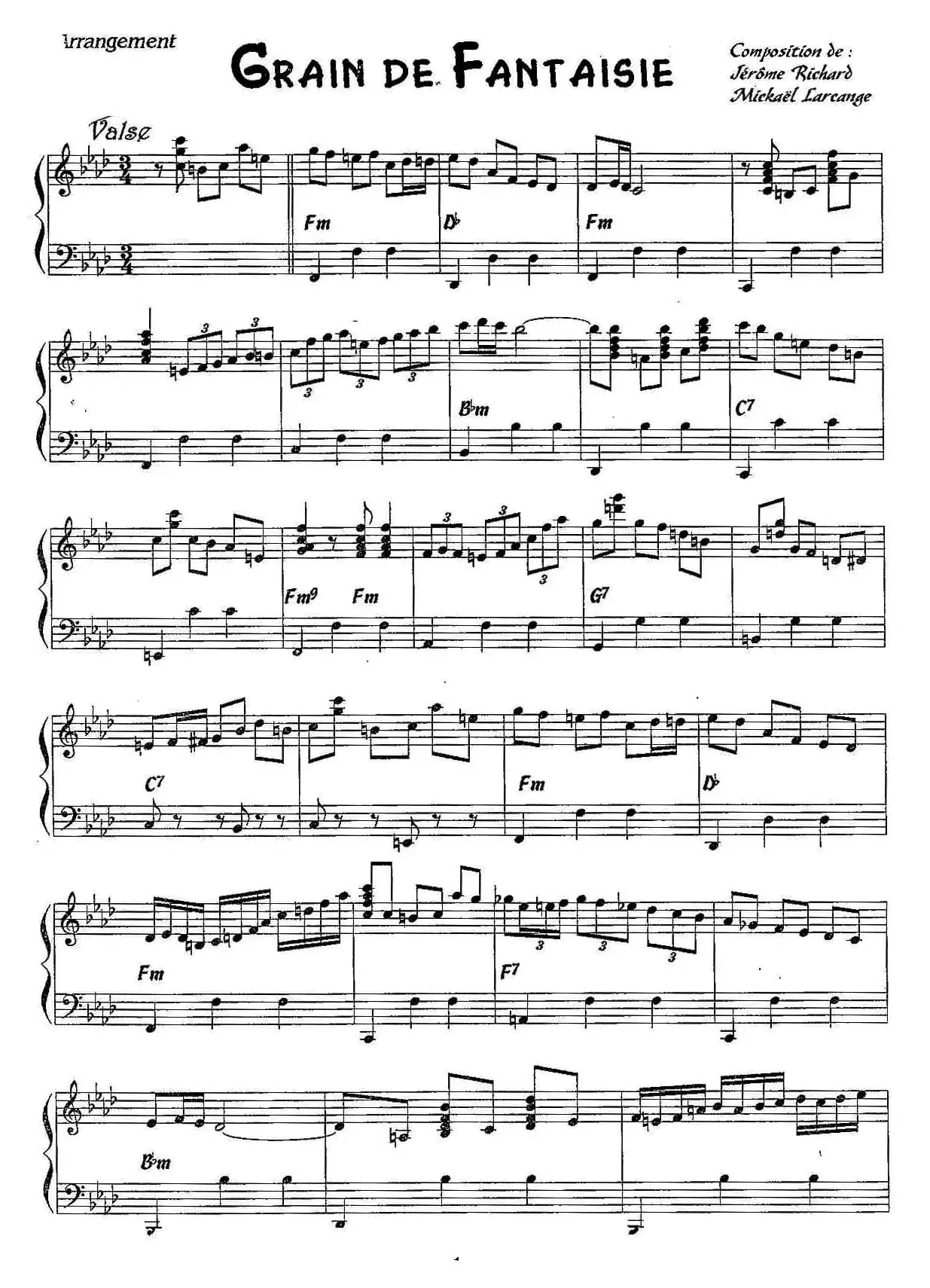 Grain de Fantaisie（华丽华尔兹）