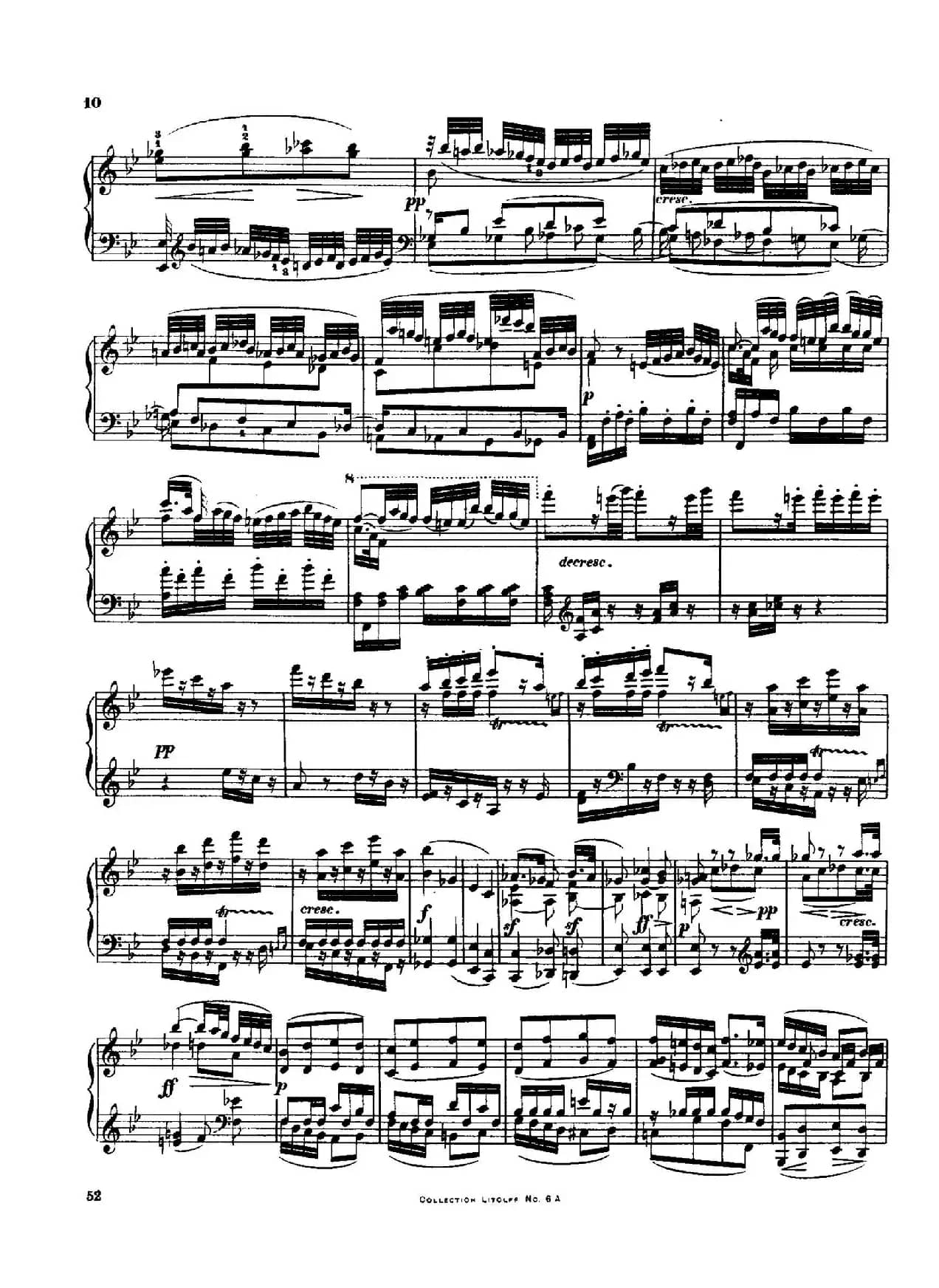 String Quartet No.3 in D Major Op.18-3（D大调第三弦乐四重奏·钢琴独奏版）