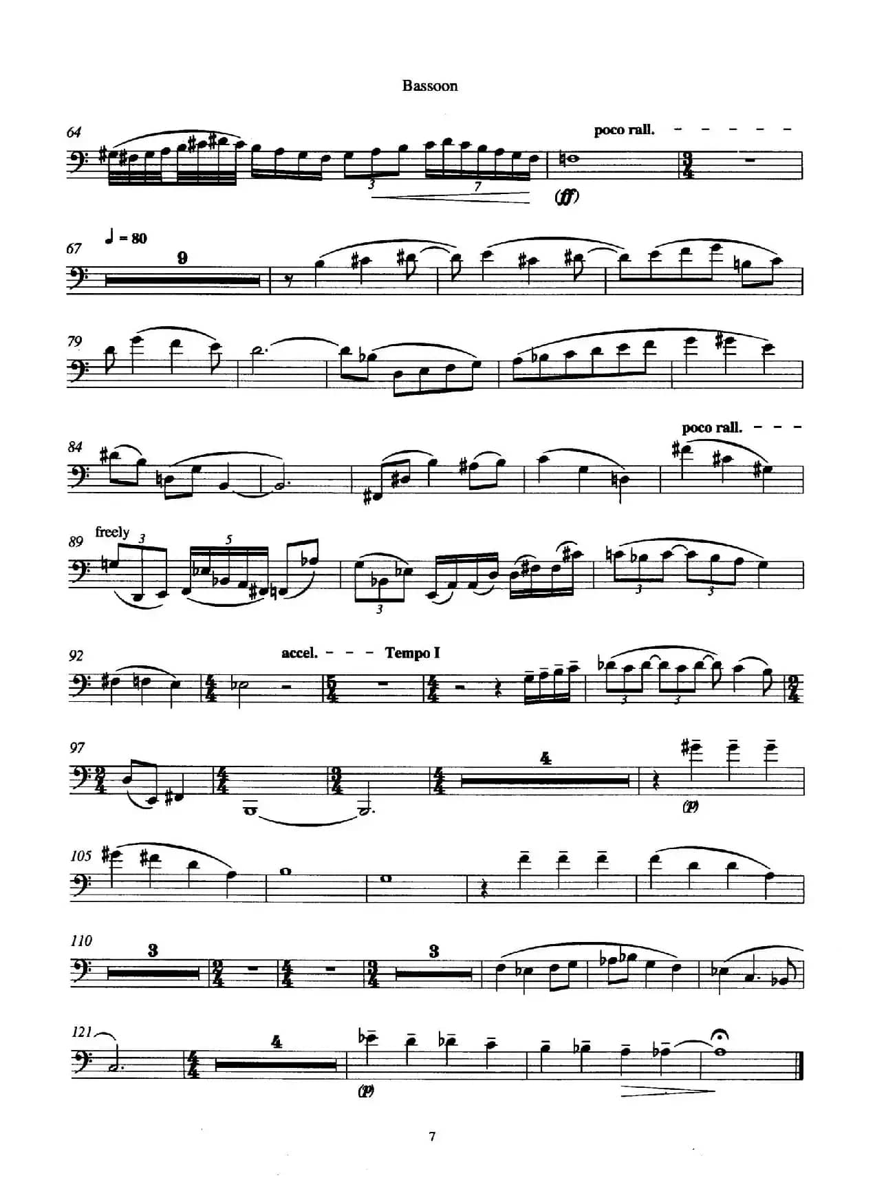 Trio（三重奏巴松分谱）