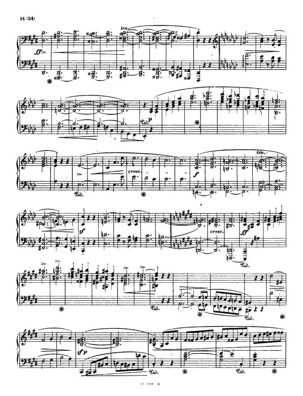 E大调钢琴谐谑曲Op.54(第四号)