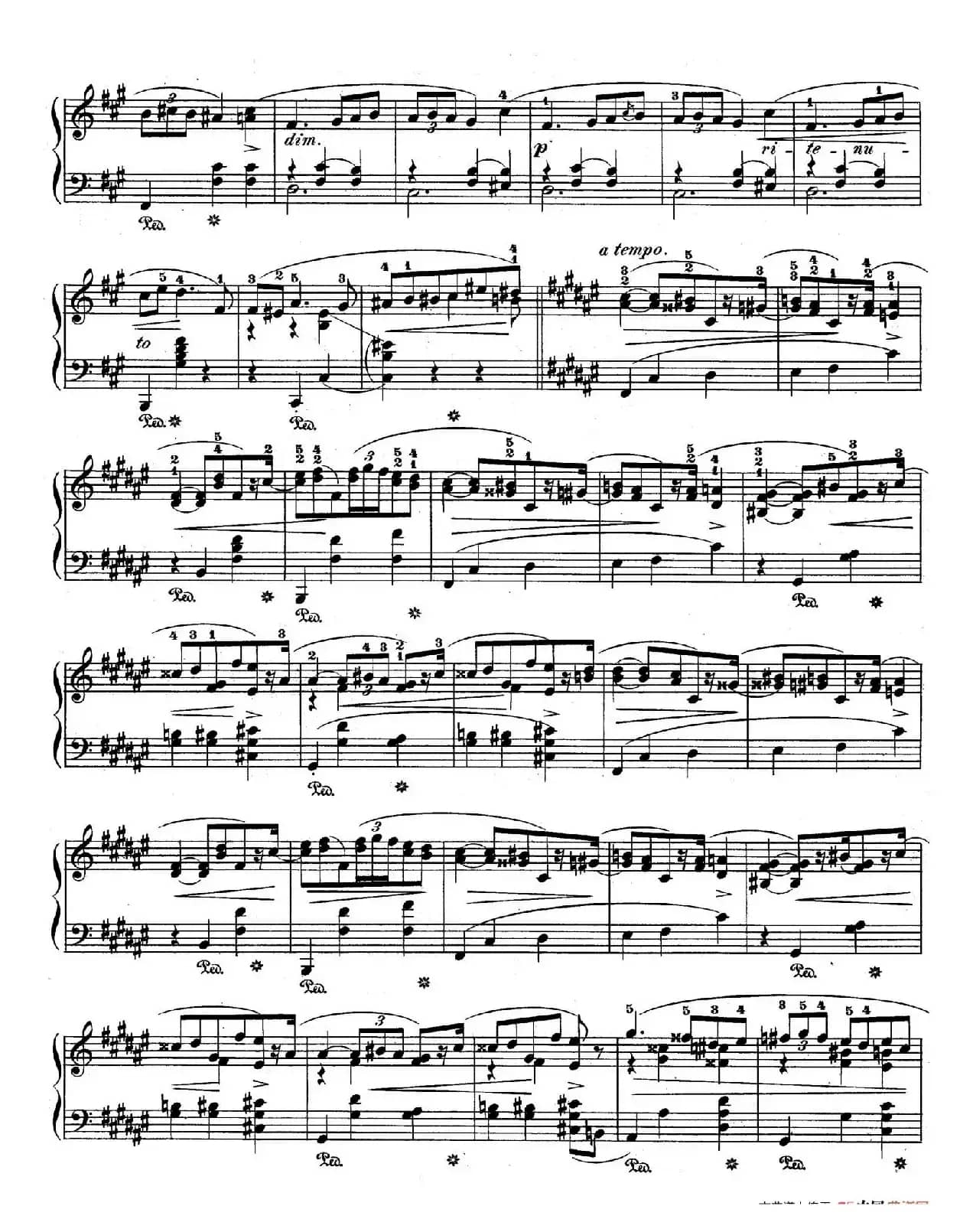 Trois Mazurkas Op.59（3首玛祖卡舞曲·3）