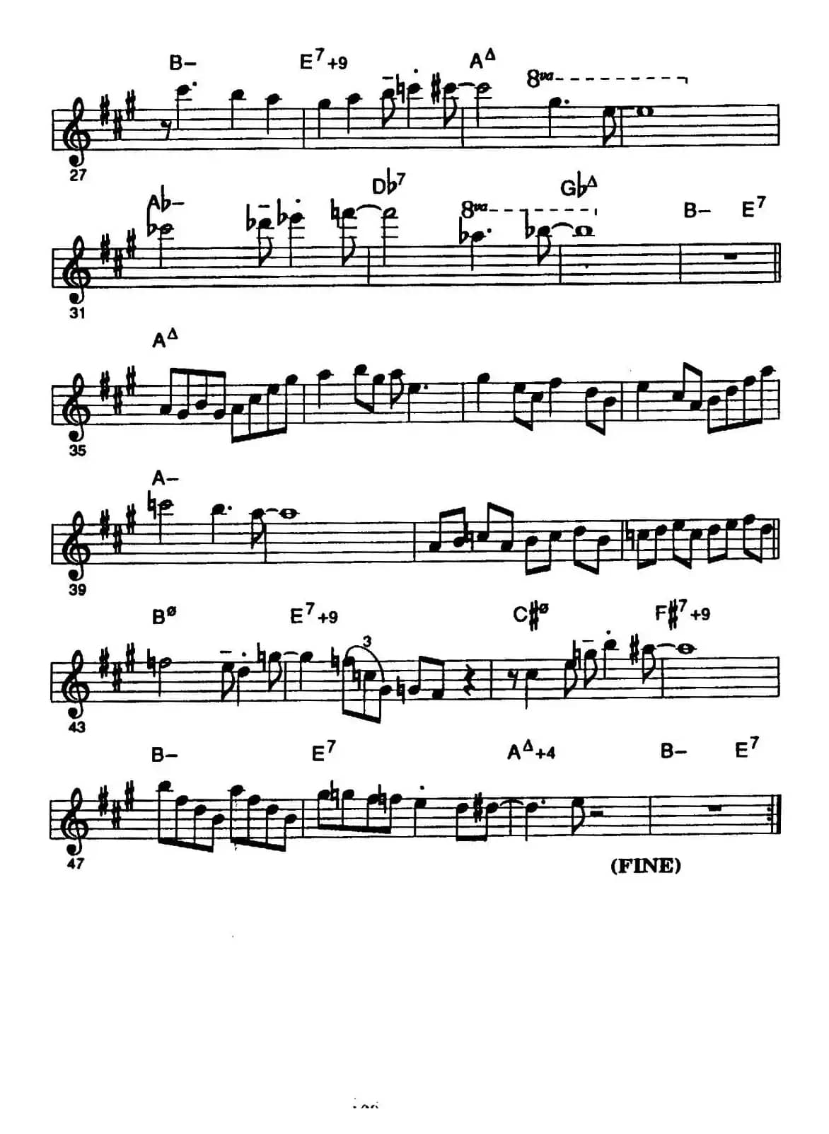 爵士乐超吹练习曲（七）