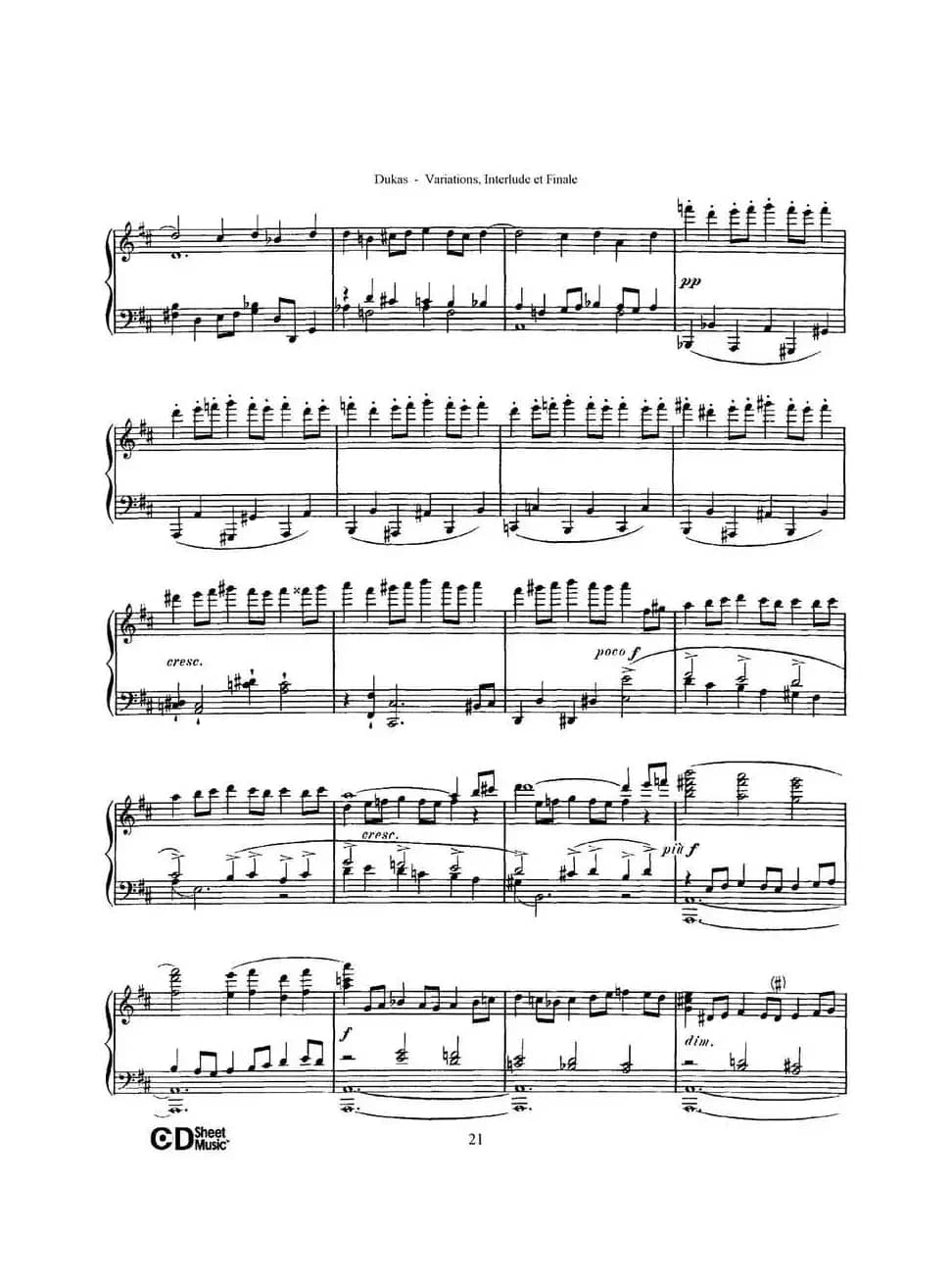 Variations, Interlude & Finale on theme de Rameau（拉摩主题变奏曲、间奏曲和终曲·第二部分）