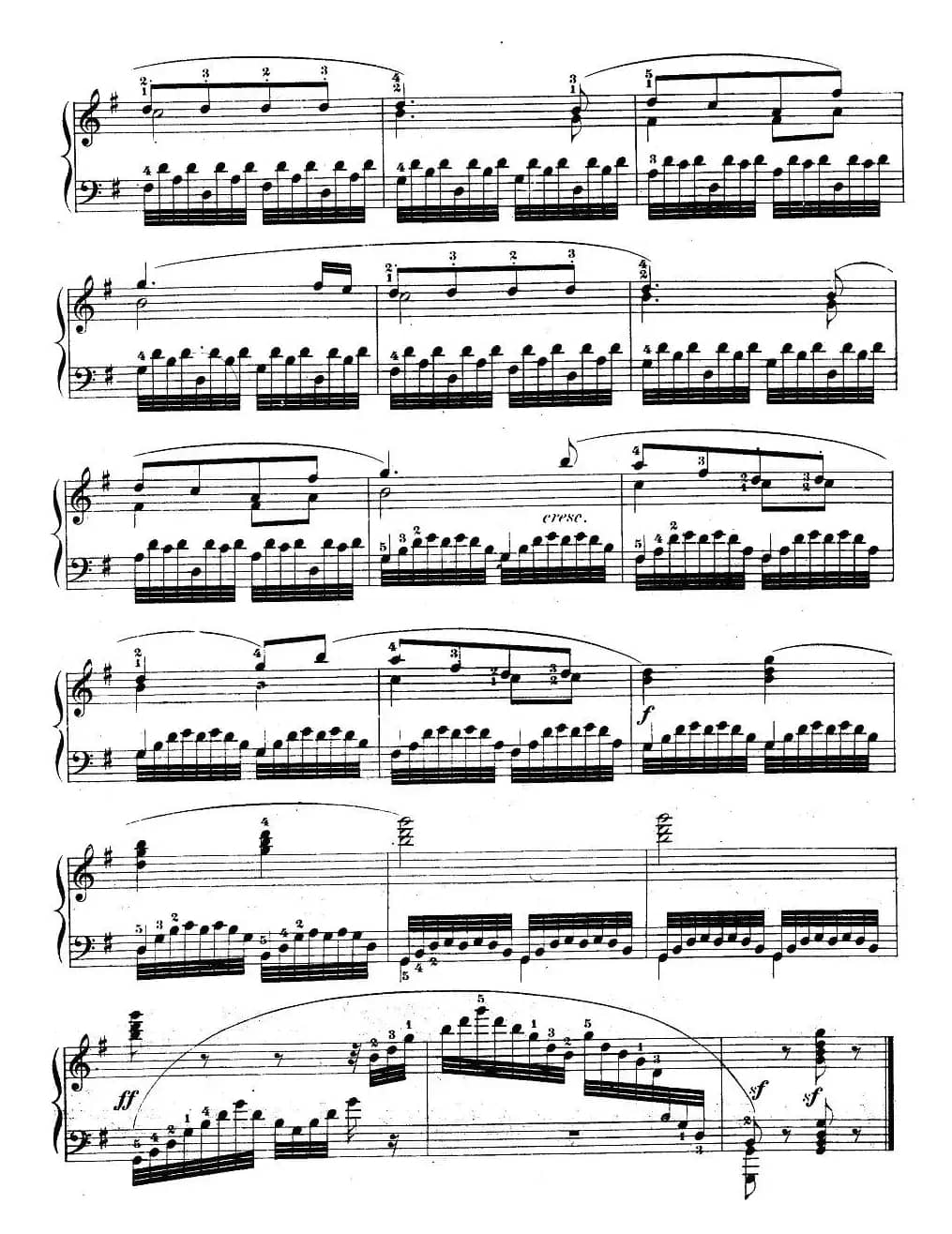 《车尔尼钢琴手指灵巧初步练习曲》OP.636-2