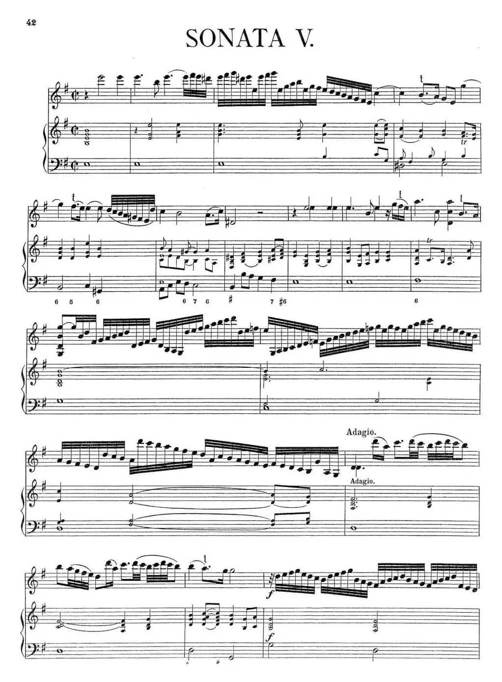 Biber Violin Sonata V（小提琴+钢琴伴奏）