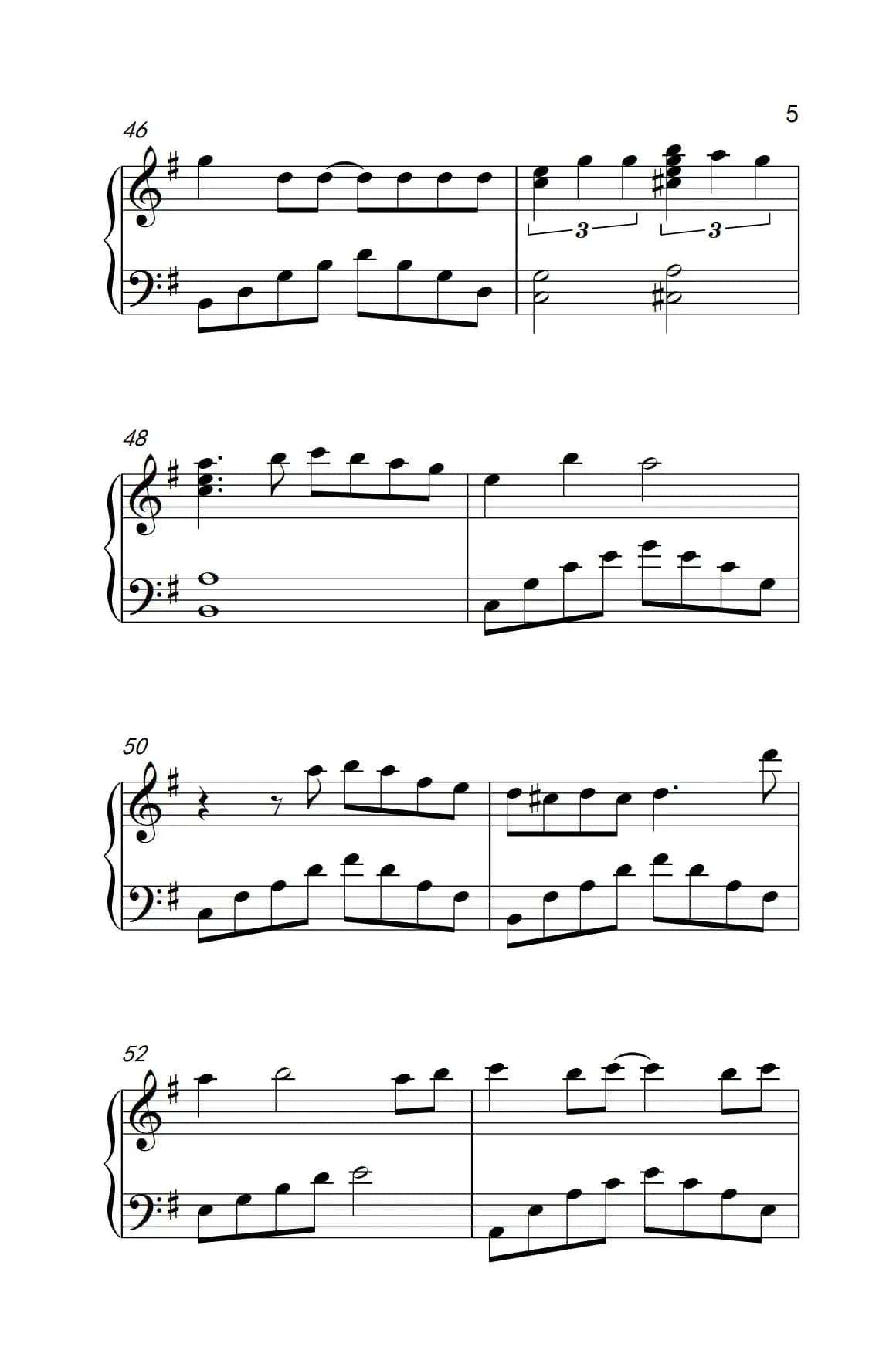 我知道你很难过（《弹吧音教》制谱版）