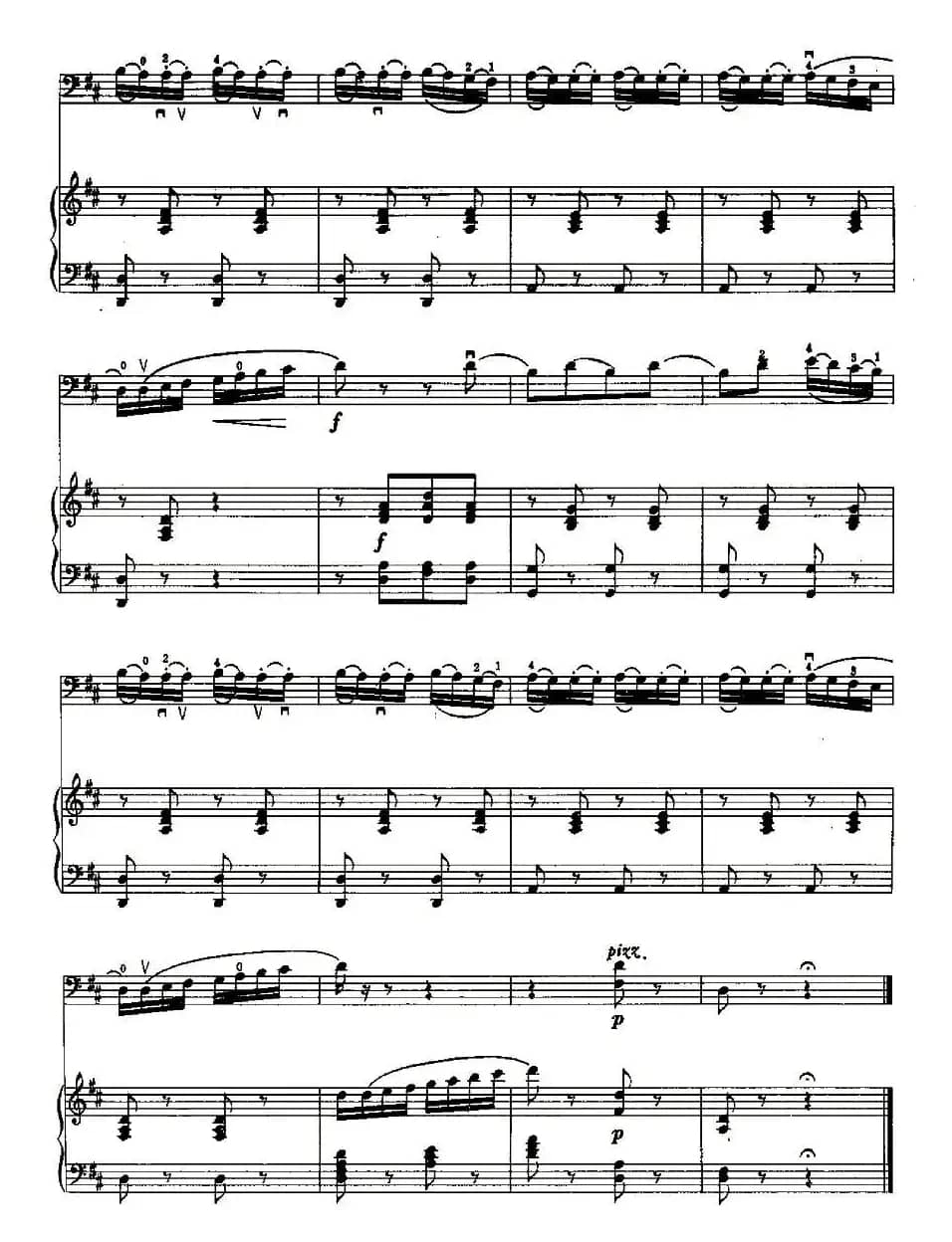 那波里舞曲（大提琴+钢琴）