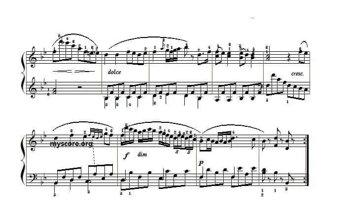 车尔尼《小钢琴家》（Czerny 823）第60首（曲谱及练习提示）