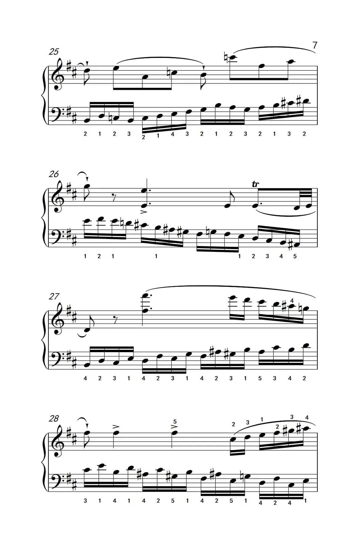 第八级2.练习曲 No.6 （中央音乐学院 钢琴（业余）考级教程 7-9级）