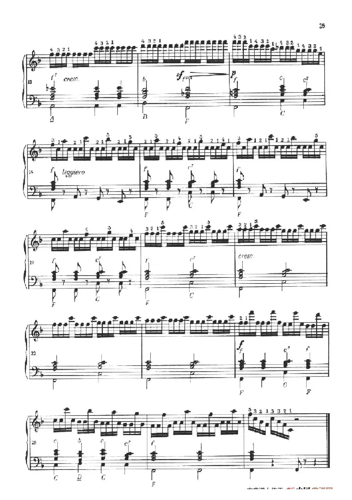 《车尔尼手风琴练习曲集》第Ⅱ册（第9——11首）