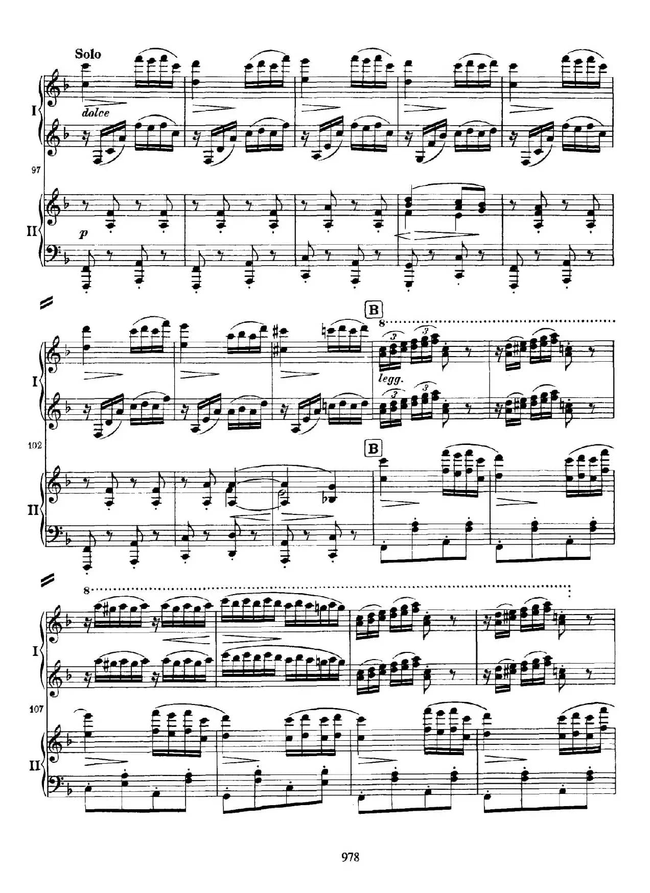 降B大调第二钢琴协奏曲（P71——80）