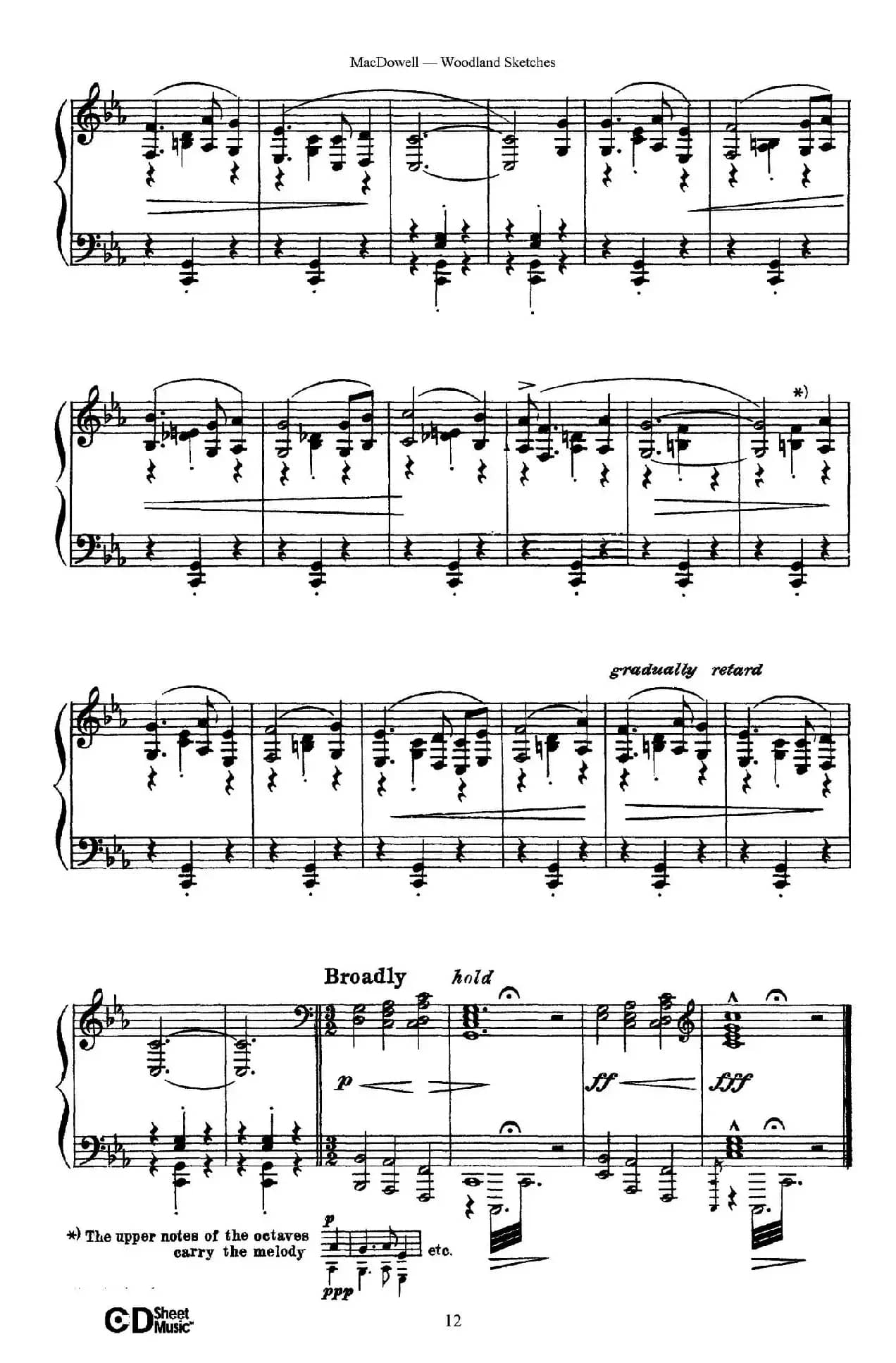 Woodland Sketches Op.51(森林素描·5)