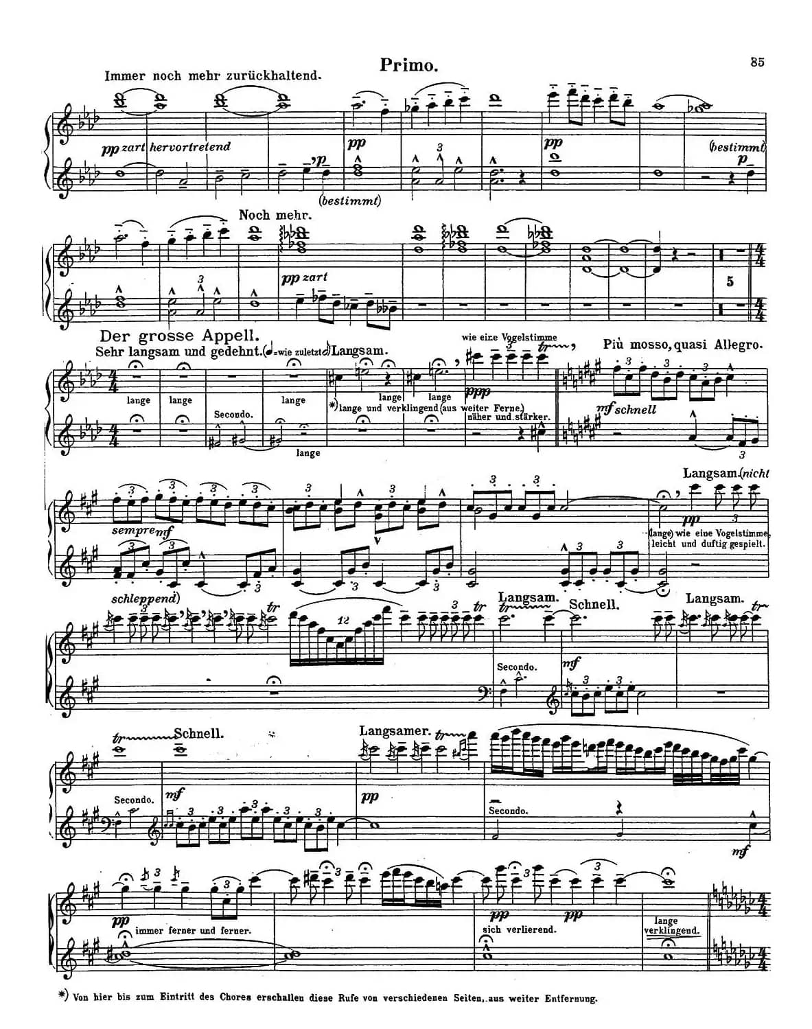 c小调第二交响曲“复活”（Ⅴ）（改编四手联弹版）