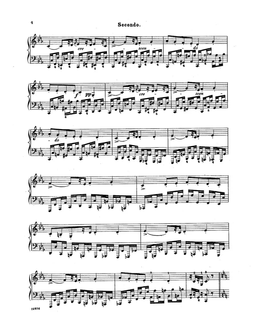 L'Arlesienne Suite No·1（阿莱城姑娘·第一组曲·四手联弹）