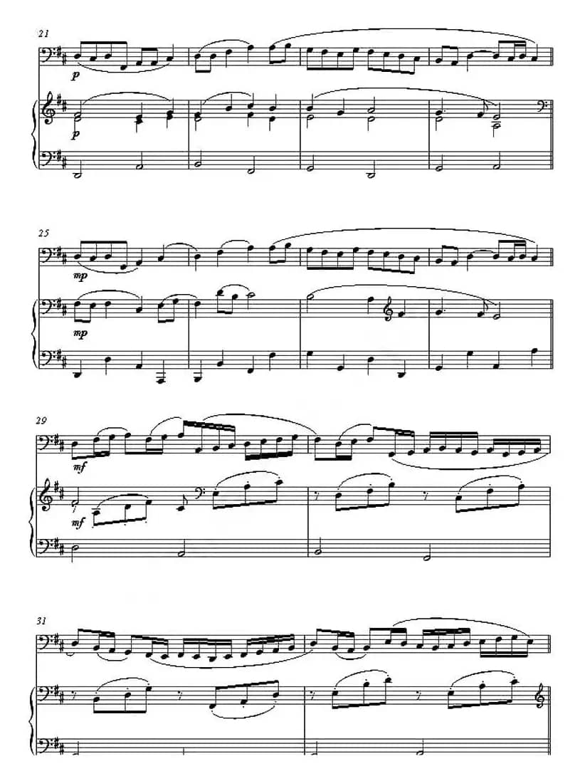 Canon in D（D大调卡农）（大提琴+钢琴伴奏）