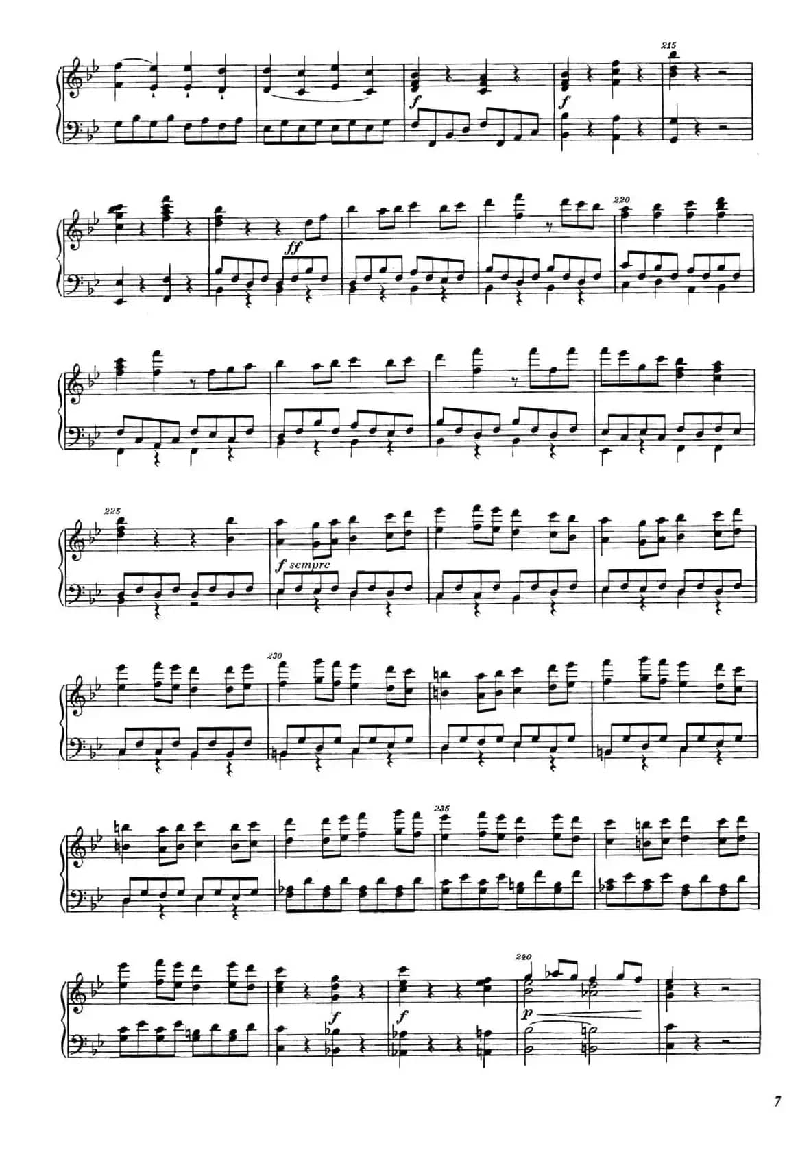 降B大调钢琴奏鸣曲 （Piano Sonata in B-flat Major Op.1）