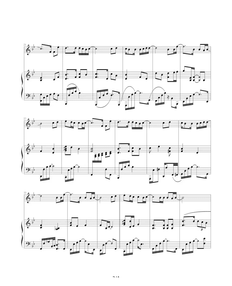 约定（钢琴伴奏谱）