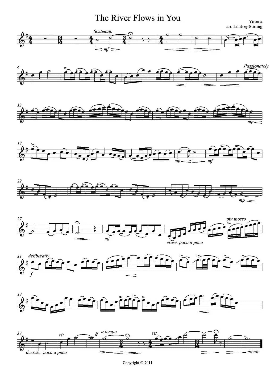 The River Flows in You