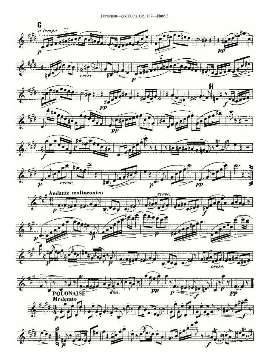 Six Duets, Op.137 之六（二重奏 六首作品 137号）